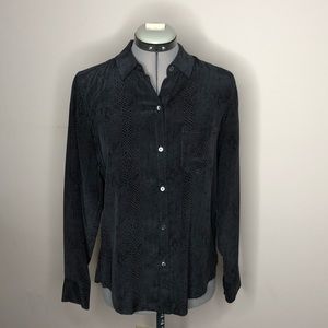 Rails Rebel Silk Snakeskin Buttondown